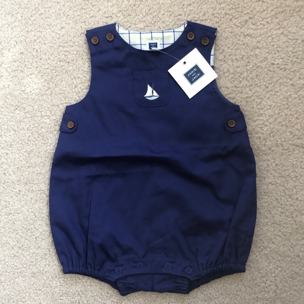 NWT Janie and Jack Sailboat One Piece
